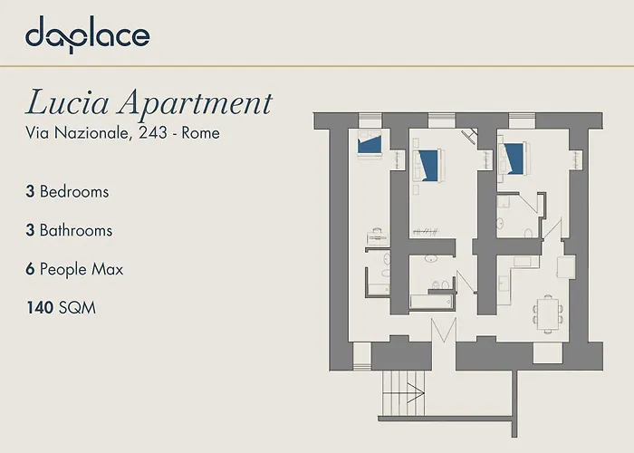 Apartamento Daplace - Lucia Roma